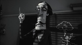 fotogramma del film Frankenweenie