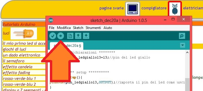 caricare un programma su Arduino