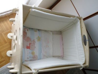 wooden cradle