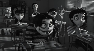 fotogramma del film Frankenweenie